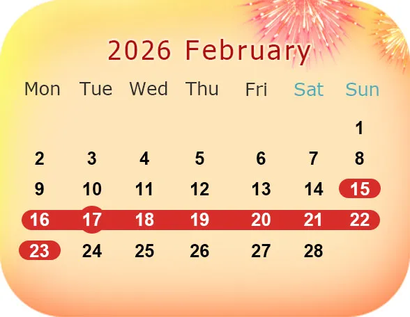 2028 Chinese New Year Calendar