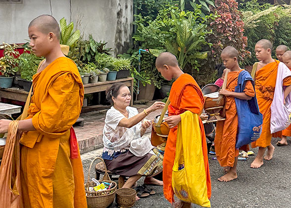 Alms-giving Ceremony