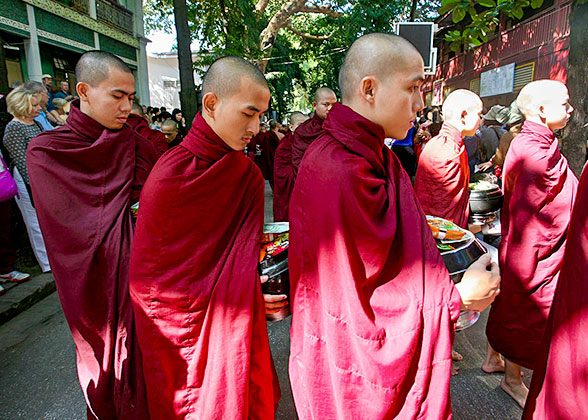 Alms-giving Ceremony, Laos