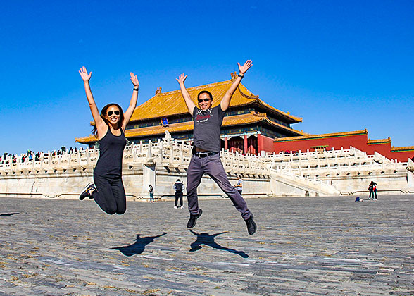 Our Guests at the Forbidden City