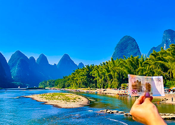 Li River - the 20 Yuan Bill View