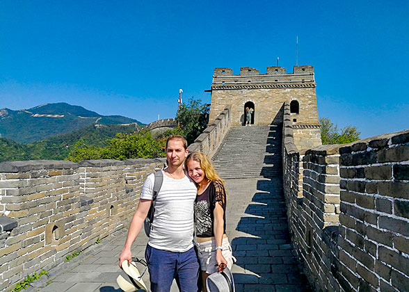 Our Guests at Mutianyu Great Wall