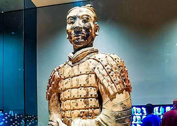 Terracotta Figure in the New Exhibition