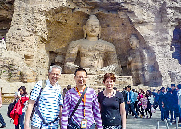 Our Guests at Yungang Grottos